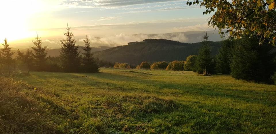 Chata Jeleni Drevenice S Vlastni Virivkou Horni Halze Dış mekan fotoğraf